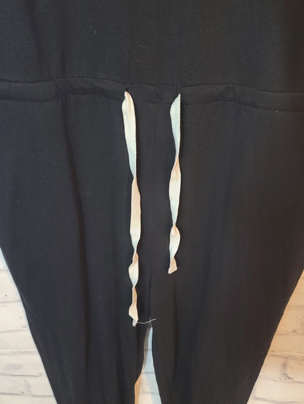 One Piece Tank Drawstring Jumpsuit Romper Comfy Cozy Small - Picture 5 of 8